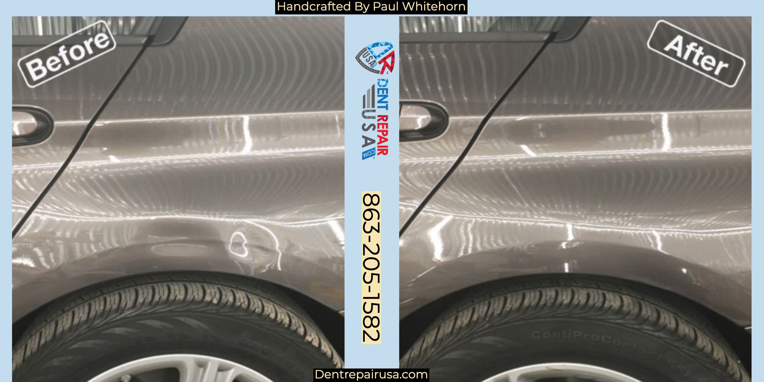 Photo. Auto Dent Repair Near Me, Car Dent fix, Dent Cost Car Door Dent Repair.